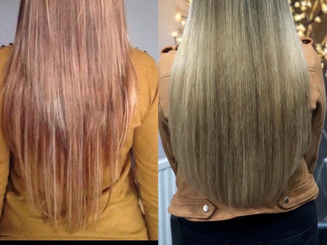 visible hair extensions